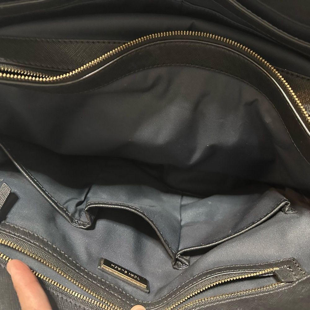 TORY BURCH ROBINSON TOTE BAG Black - Picture 7 of 13